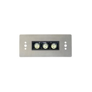 چراغ استخری توکار مستطیل Ledman استیل تک رنگ 3 وات ضد اسید و ضد کلر